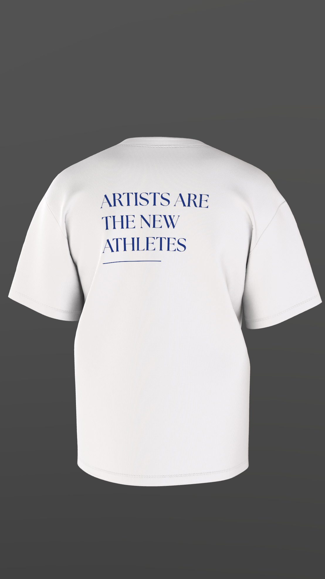 T-shirt Artists are the new athletes