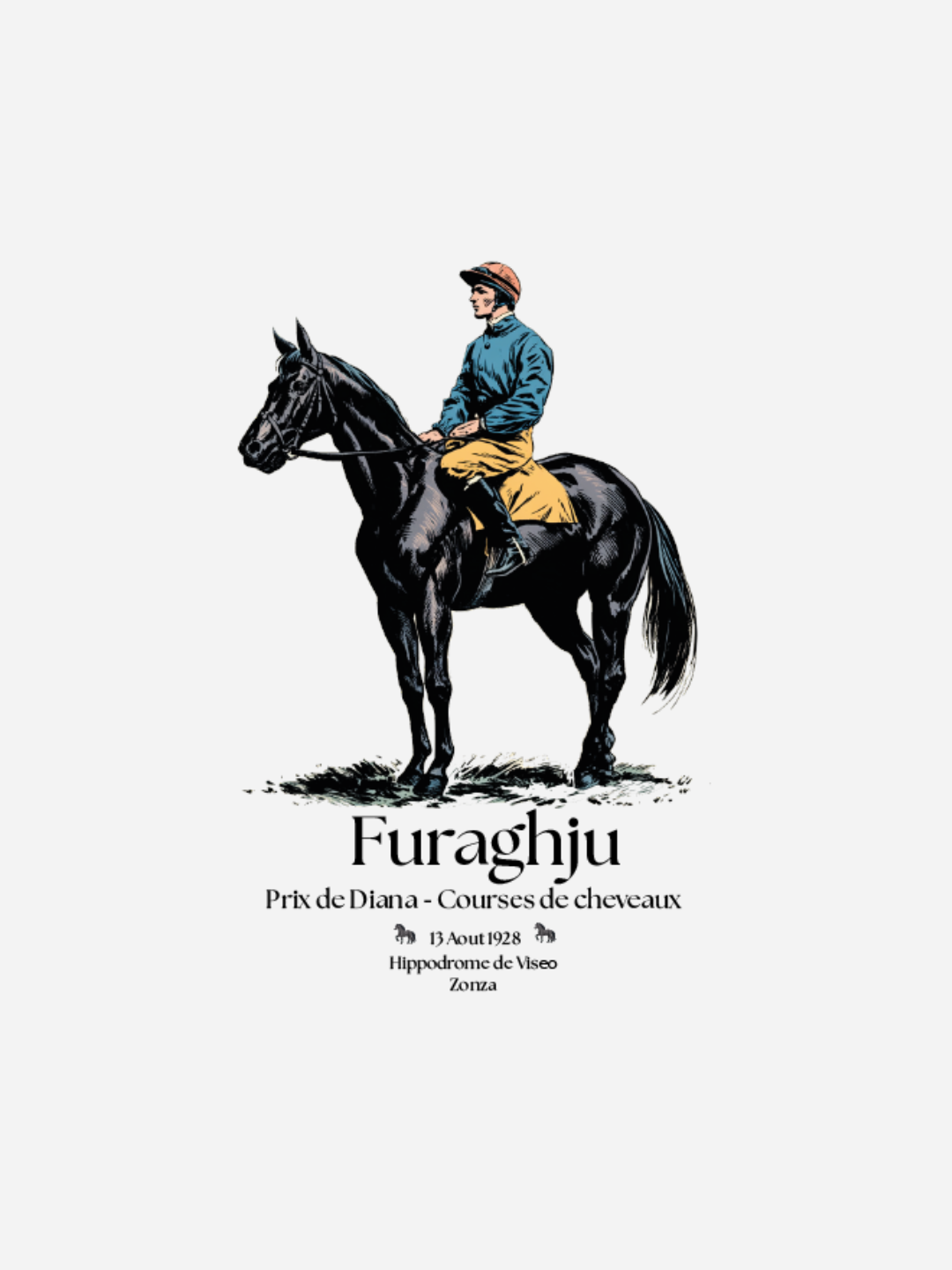 T-shirt Édition Limitée x Hippodrome de Zonza