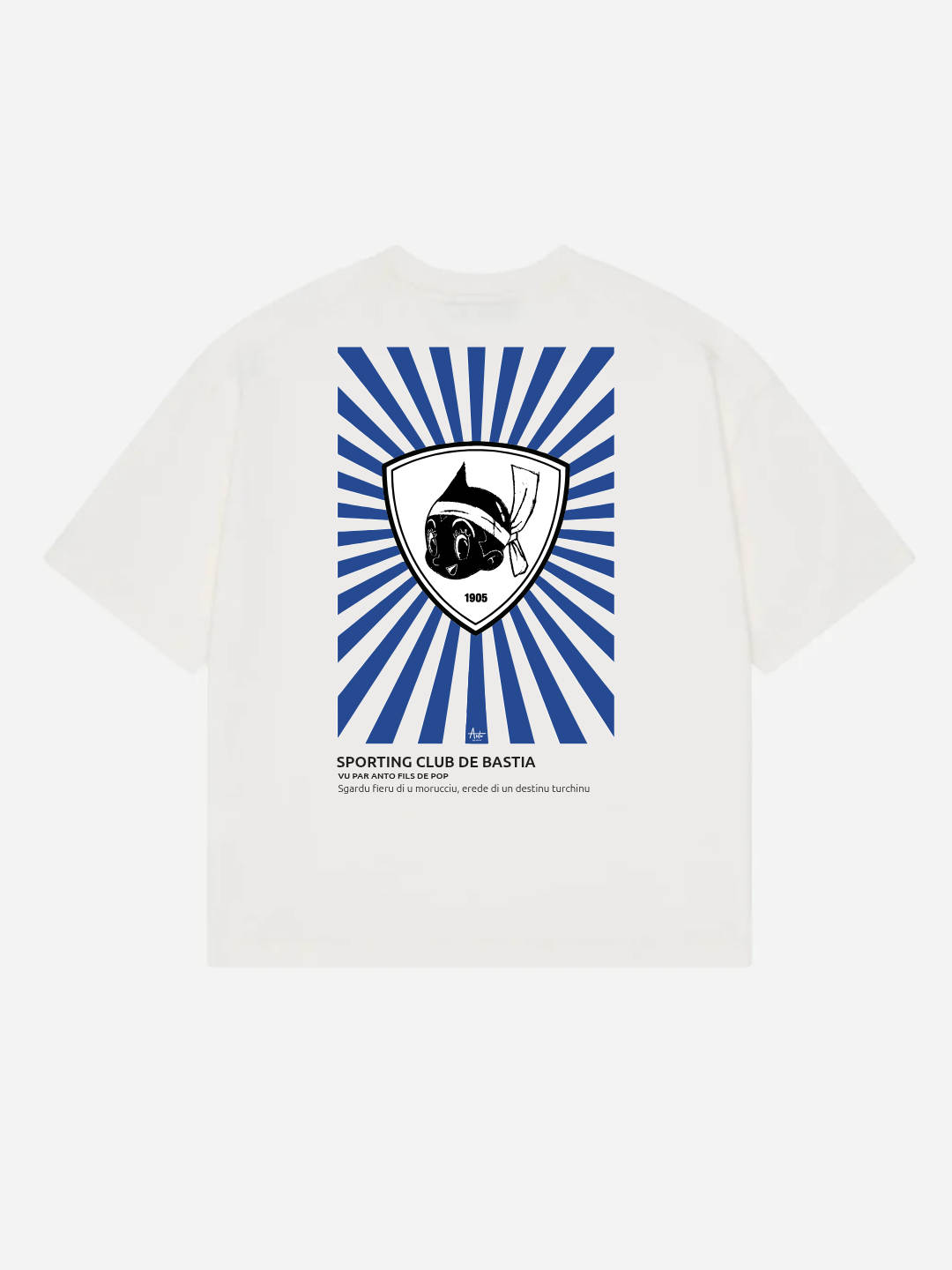 T-shirt SC Bastia x Anto fils de pop "U Morucciu"